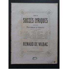DE VILBAC Renaud Succès Lyrique Si J'étais Roi Piano 4 mains ca1874