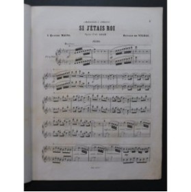 DE VILBAC Renaud Succès Lyrique Si J'étais Roi Piano 4 mains ca1874