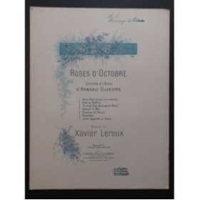 LEROUX Xavier Ame et Parfum Chant Piano 1893