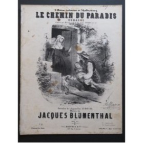 BLUMENTHAL Jacques Le chemin du paradis Chant Piano ca1856