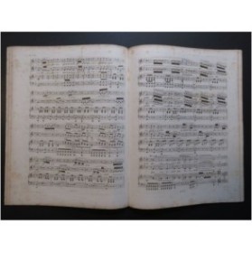 BORDÈSE Luigi Les Deux Amis Heures du Soir Chant Piano ca1854