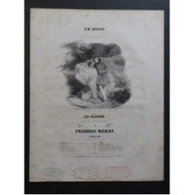 BÉRAT Frédéric Les Pleurs Chant Piano 1841