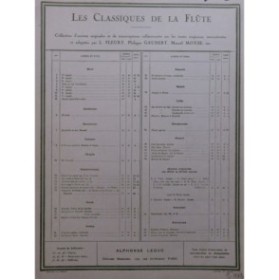 BOCCHERINI Luigi Menuet du Quintette en Mi Piano Flûte 1954