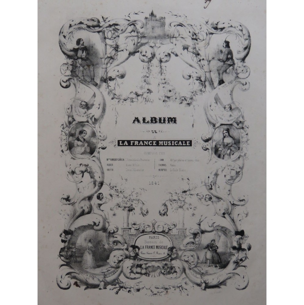 Album de la France Musicale Chant Piano 1841