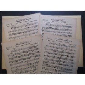 CLÉRISSE Robert Chanson du Rouet Quatuor Saxophone