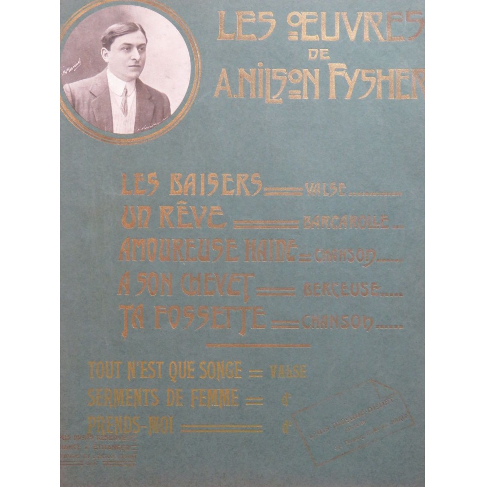 NILSON FYSHER A. Prends moi Piano 1906