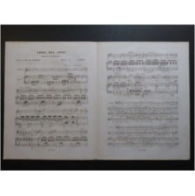 ABADIE Louis Adieu Bel Ange Chant Piano ca1840
