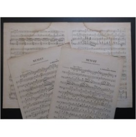 FILLIAUX-TIGER Louise Menuet Piano Violon Violoncelle ca1880