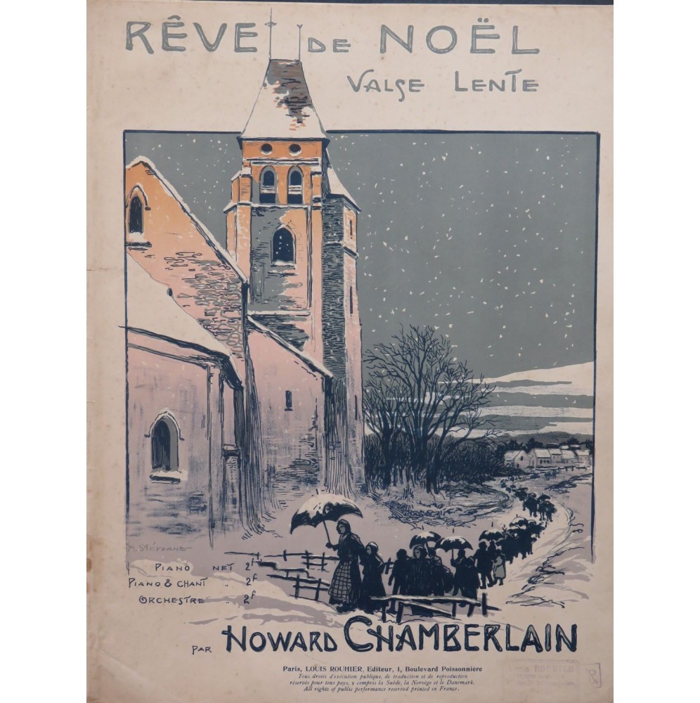CHAMBERLAIN Howard Rêve de Noël Piano