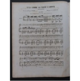 DARCIER Louis V'la comm'ça vient l'amour ! Chant Piano ca1880