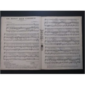 MORETTI Raoul Ce sont des choses Chant Piano 1924