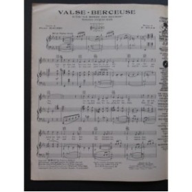 READ P. Valse-Berceuse Chant Piano 1931
