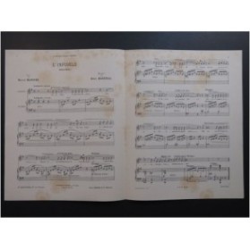 MARÉCHAL Henri L'Infidèle Chant Piano 1913