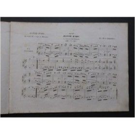 BOHLMAN SAUZEAU Henri Jeanne d'Arc Quadrille Piano 4 mains ca1850