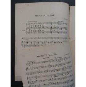 RICARD A. Augusta Valse Piano Mandoline
