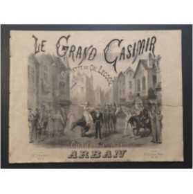 ARBAN Le Grand Casimir Quadrille Piano 1879