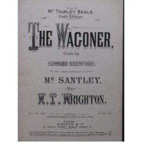 WRIGHTON W. T. The Wagoner Chant Piano XIXe