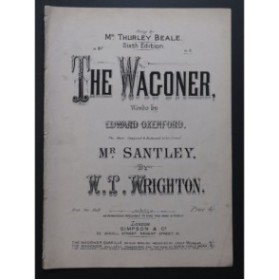 WRIGHTON W. T. The Wagoner Chant Piano XIXe