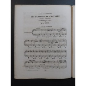 DE GROZE Maurice Les Plaisirs de l'Estaque Piano ca1870