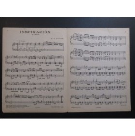 PAULOS N. E. Inspiracion Tango Piano 1935