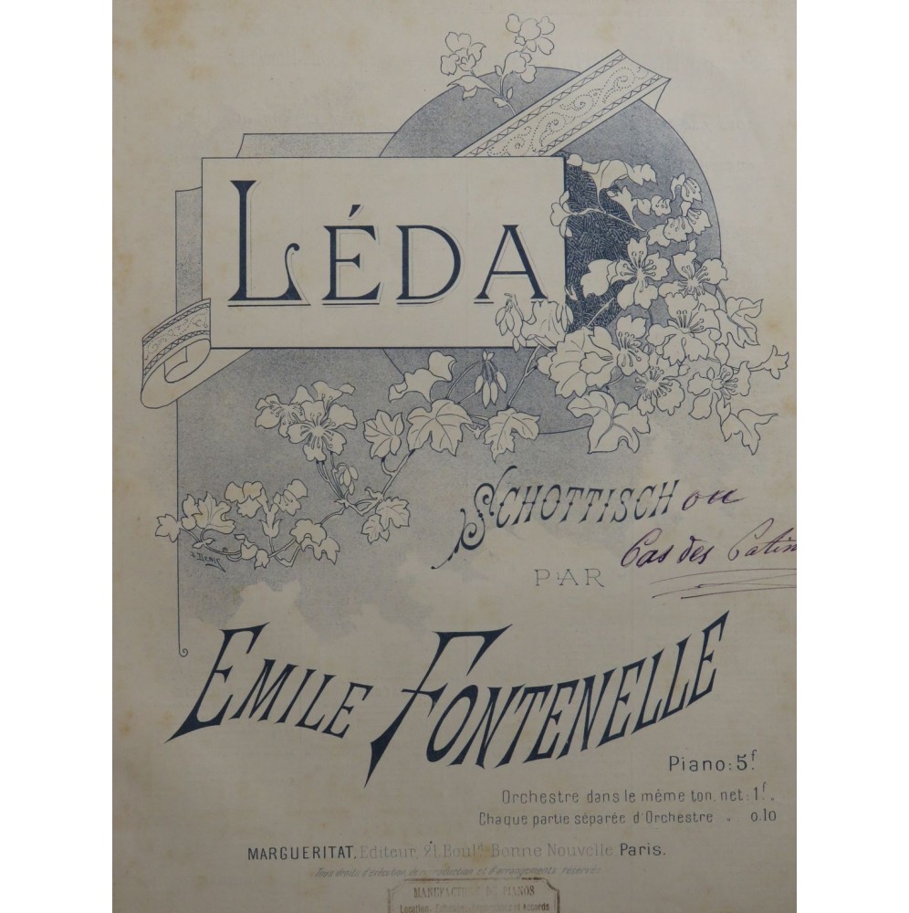 FONTENELLE Émile Léda Piano