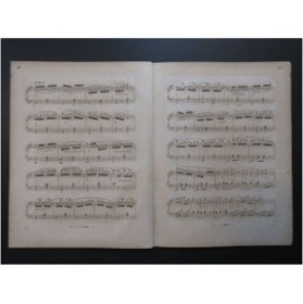 DUVERNOY J. B. Barcarolle Fantaisie sur Haydée Auber Piano 1848