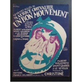 CHRISTINÉ Henri Un bon mouvement Chant Piano 1926