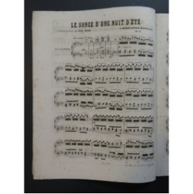 MENDELSSOHN Le Songe d'une Nuit d'été Piano ca1850