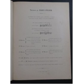 PAUL François Baby Polka Piano Danse 1889