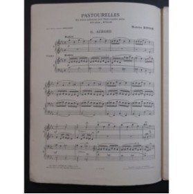 BITSCH Marcel Pastourelles 2e Album Pièces Piano 4 mains 1956