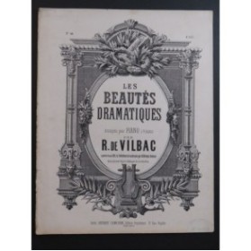 DE VILBAC Renaud Beautés de La Juive 1ère Suite Piano 4 mains ca1860