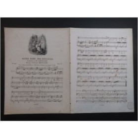 BRUGUIÈRE Édouard Notre Dame des Douleurs Chant Piano ca1830