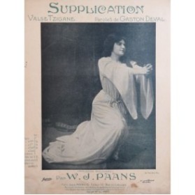 PAANS W. J. Supplications Piano 1907