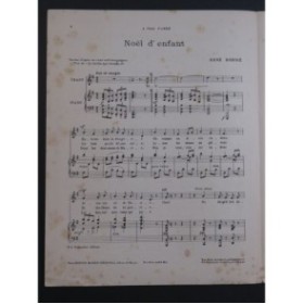 ROBINE René Noël d'enfant Chant Piano 1913