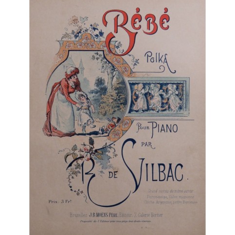DE VILBAC Renaud BéBé Piano ca1890