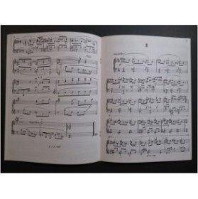 BARRAUD Henry Deux Préludes Piano 1974