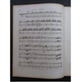 CLEMENTI Muzio Sonate op 16 No 2 Piano 4 mains ca1860