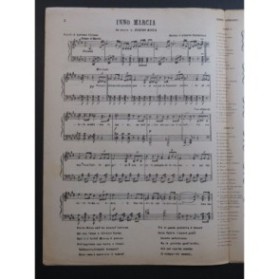 PESTALOZZA Alberto Inno Marcia Piano ou Chant Piano 1906
