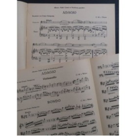 WEBER Adagio Rondo Piano Violoncelle