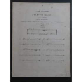 BOIELDIEU Adrien Ma Tante Aurore No 2 Quatuor Chant Piano ou Harpe ca1820