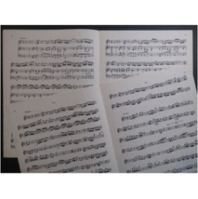 BACH C. P. E. Sonate D dur No 4 Piano Flûte 1958