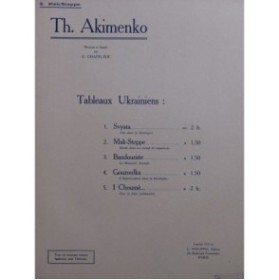 AKIMENKO Th. Mak-Steppe Piano 1926
