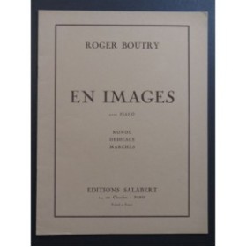BOUTRY Roger En Images Piano 1957