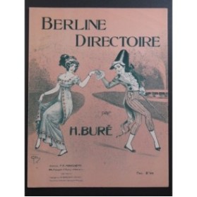 BURÉ H. Berline Directoire Piano 1913