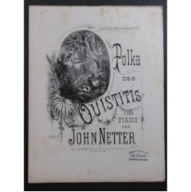 NETTER John Polka des Ouistitis Piano ca1880