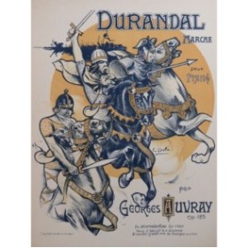 AUVRAY Georges Durandal Piano ca1910