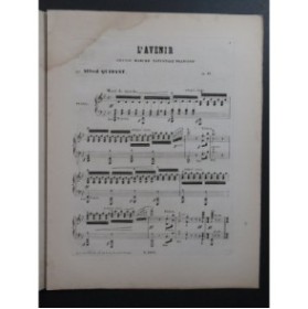 QUIDANT Alfred L'Avenir Piano ca1856