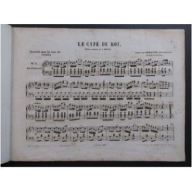 STRAUSS Le Café du Roi Piano ca1850