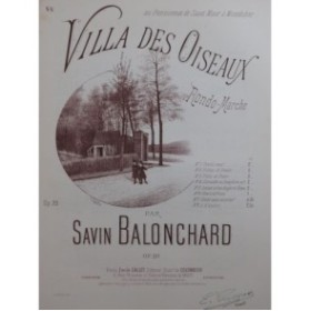BALONCHARD Savin Villa des Oiseaux Chant Piano