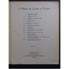 PASCAL Claude L'Album de Lisette et Poulot Piano 1947